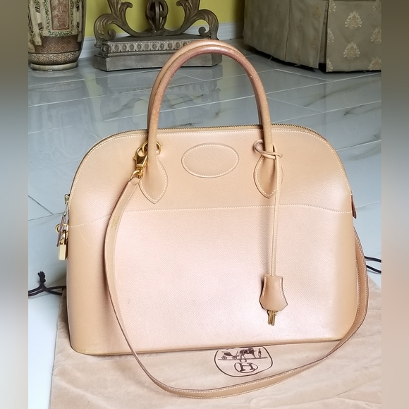 HERMES BOLIDE 35 Veau Graine Courchevel satchel - Picture 3 of 16